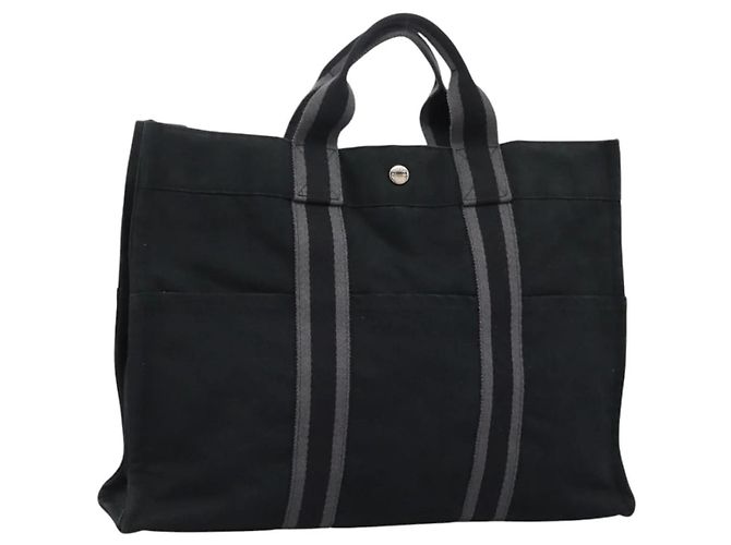 Bolsa Fourre Tout MM Hermès Preto