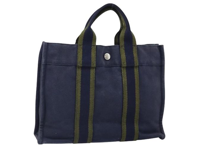 Borsa Hermès Fourre Tout PM Blu
