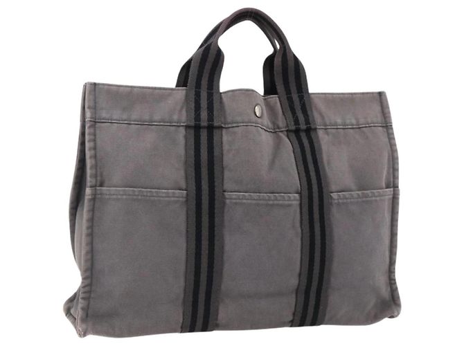 Bolsa Fourre Tout MM Hermès Cinza