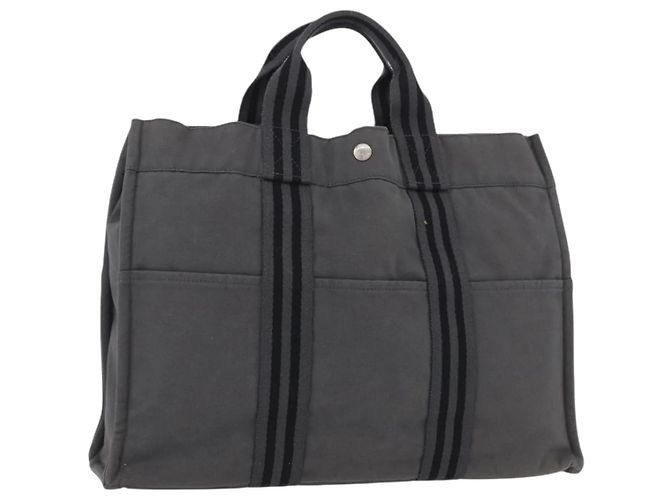 Bolsa Fourre Tout MM Hermès Cinza