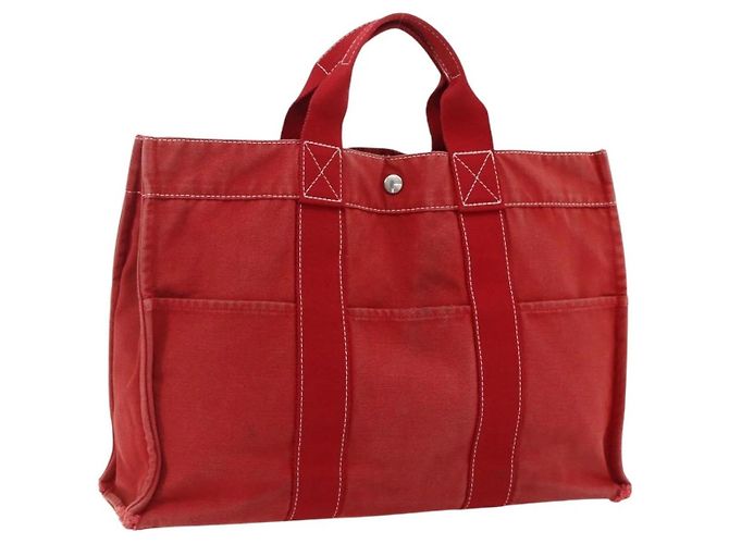 Borsa Hermès Deauville MM Rosso