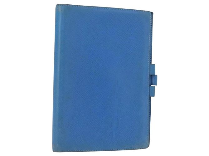 Hermès Hermes Agenda GM Day Planner Cover Blue