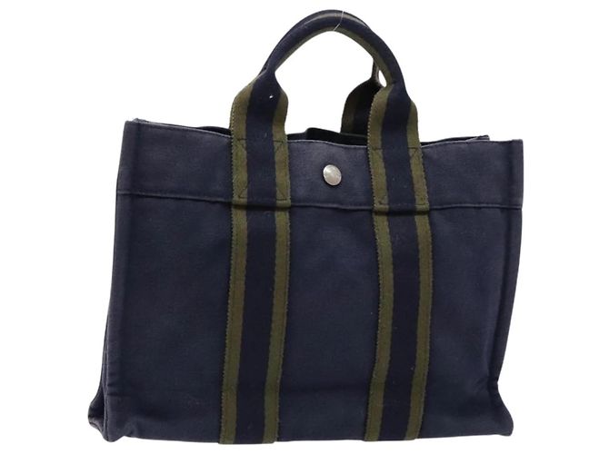 Borsa Hermès Fourre Tout PM Blu