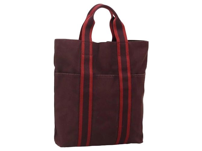 Hermès Fourre Tout Cabas Handtasche Rot