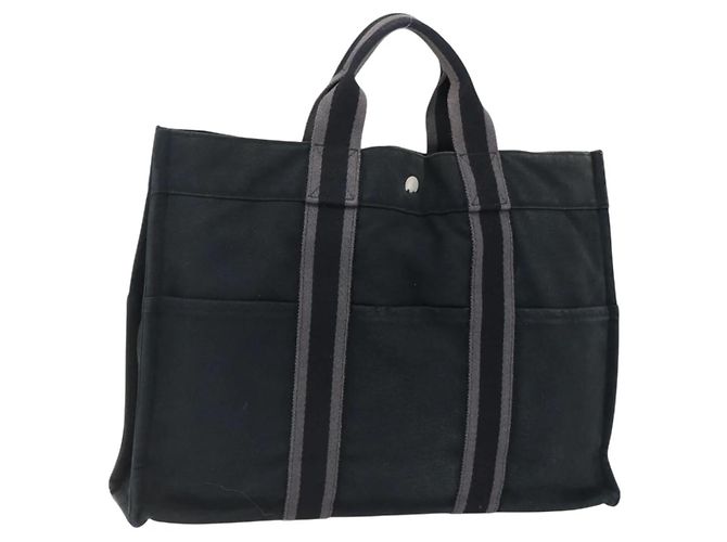 Hermès Fourre Tout MM Handtasche Schwarz