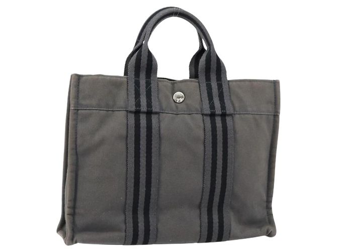 Bolso Hermès Fourre Tout PM Gris