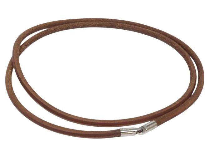Pulseira Laniere Hermès Marrom 