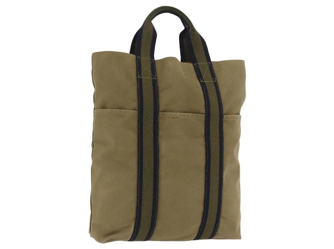 Bolso de Mano Fourre Tout Cabas Hermès Verde