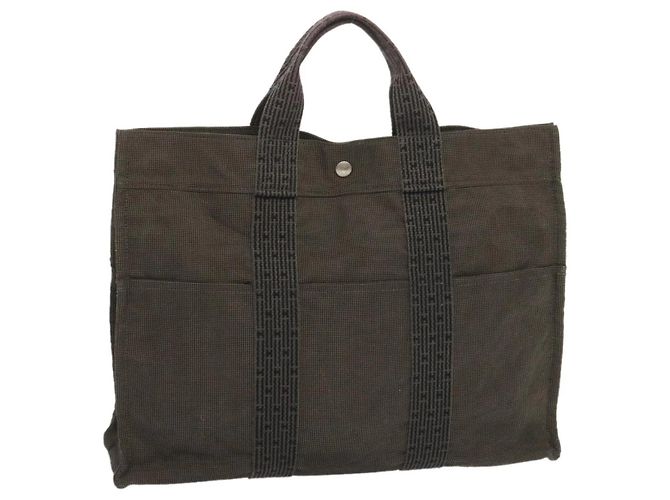 Hermès Her Line MM Tote Grau