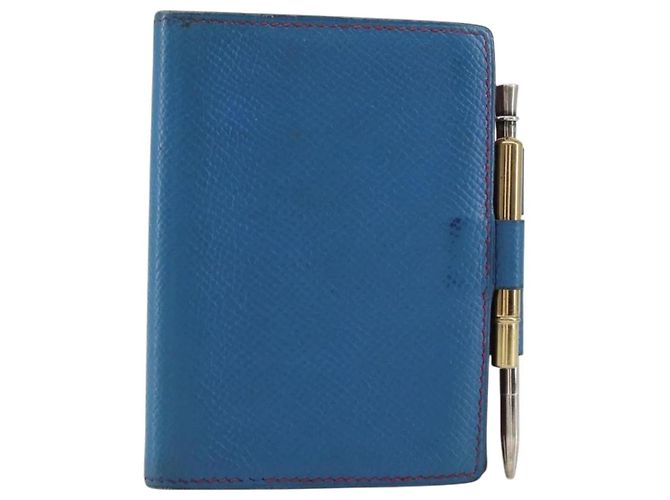 Hermès Copertura del Pianificatore Giornaliero Hermes Agenda PM Blu