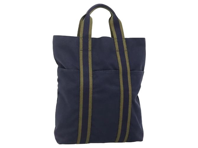 Sac cabas Fourre Tout Hermès Bleu
