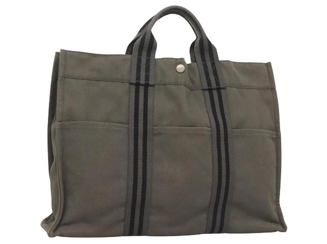 Bolso Fourre Tout MM de Hermès Gris