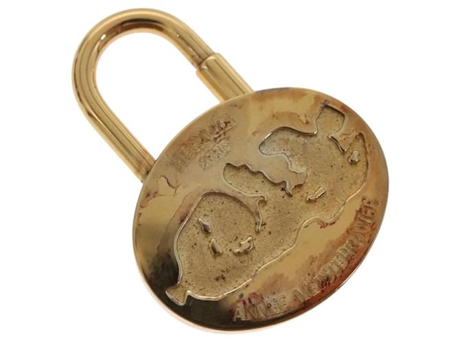 Charm Cadena Hermès Dourado Metal 