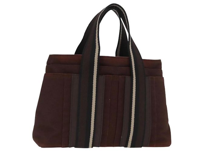 Bolso Hermès Troca Horizontal PM Castaño