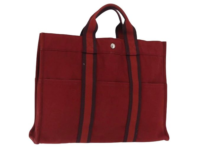 Borsa Fourre Tout MM di Hermès Rosso