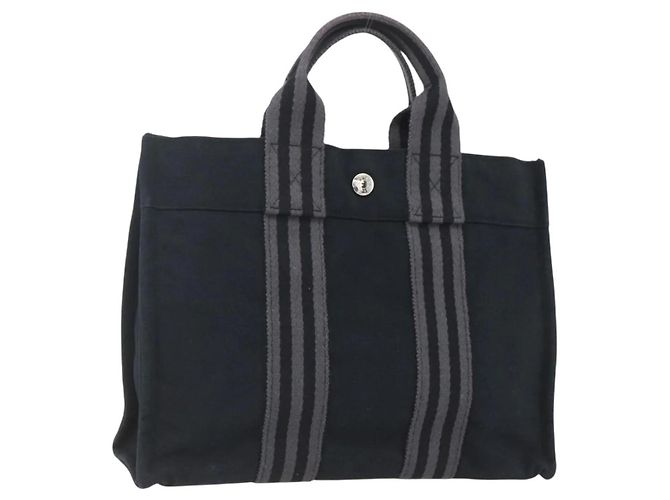 Hermès Fourre Tout PM Handtasche Schwarz