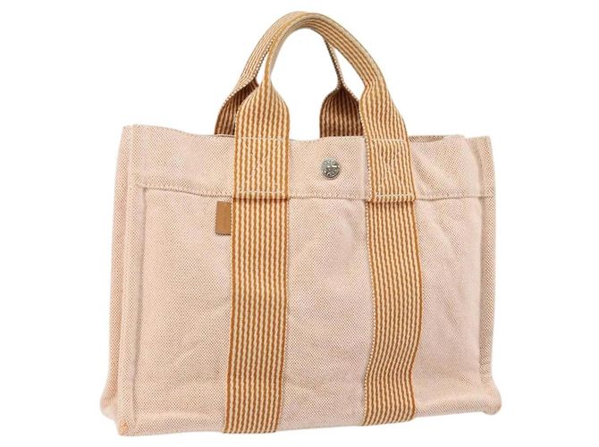 Bolsa Hermès Fourre Tout PM Laranja