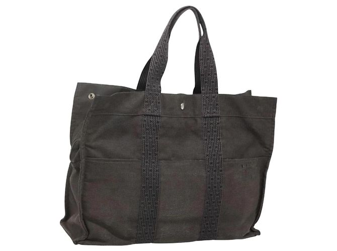Hermès Her Line MM Handtasche Grau
