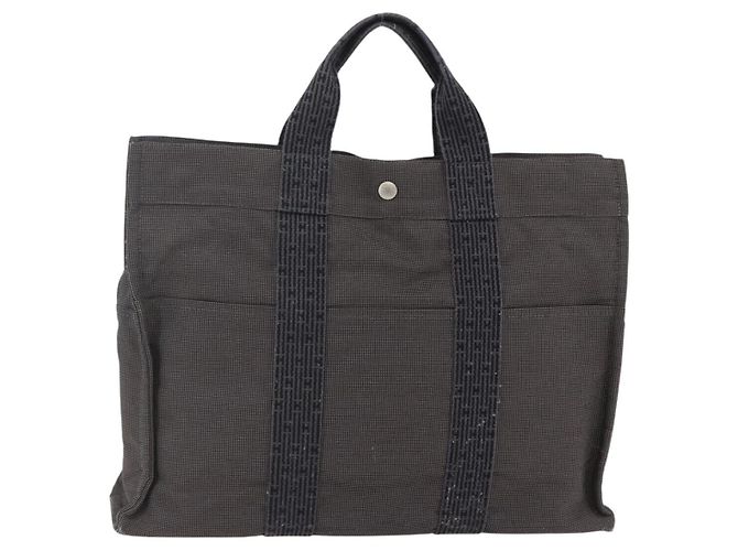 Hermès Her Line MM Handtasche Grau