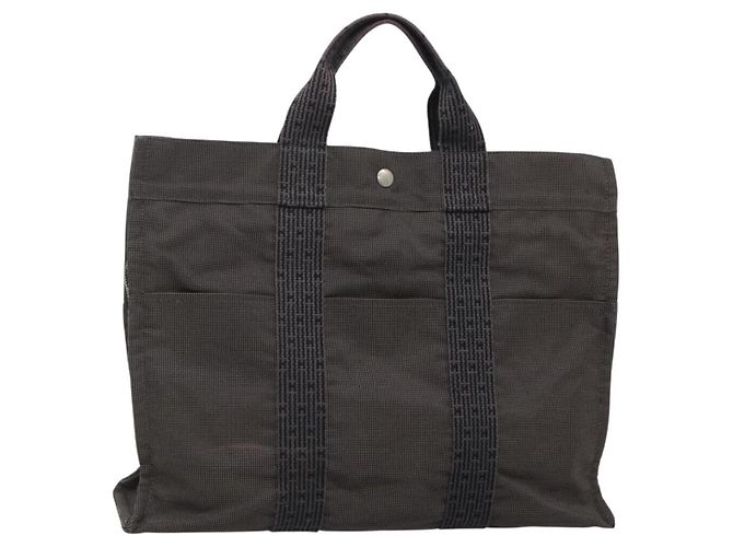 Borsa tote Her Line MM di Hermès Grigio