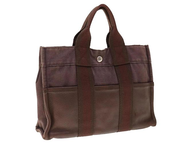 Bolsa Hermès Fourre Tout PM Marrom