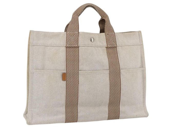 Bolso Fourre Tout MM de Hermès Beige