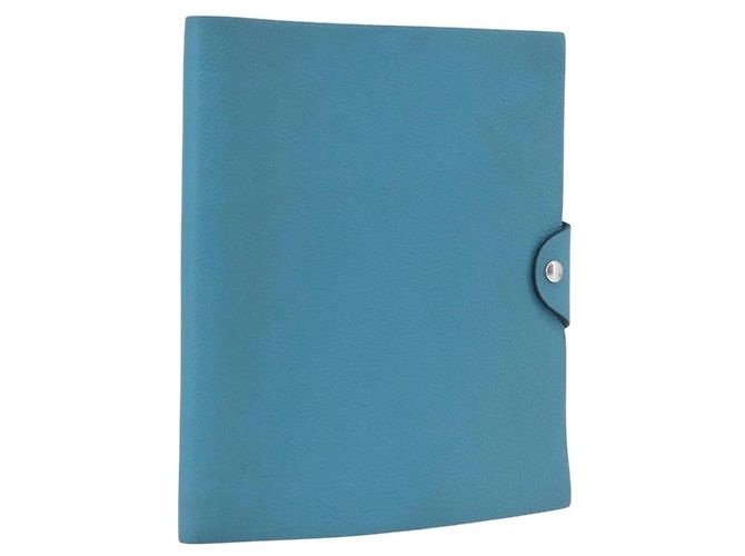 Hermès Hermes Yuris GM Note Cover Blue