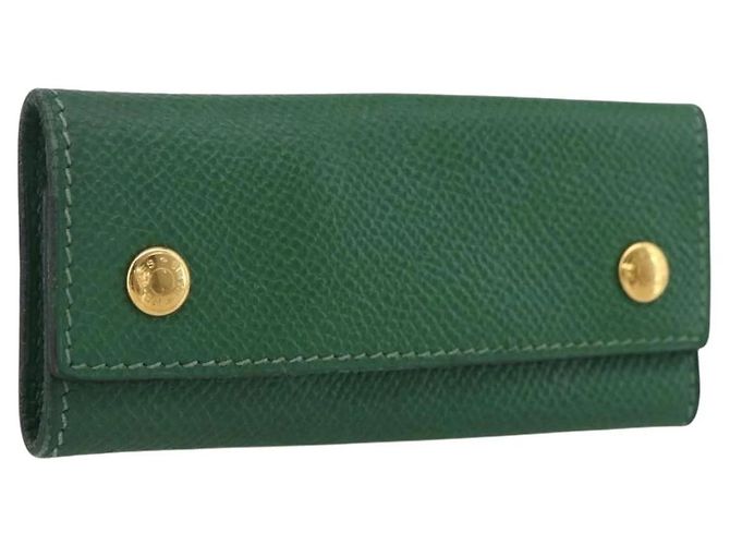 Hermès Hermes Etui Cle 4 Key Case Green