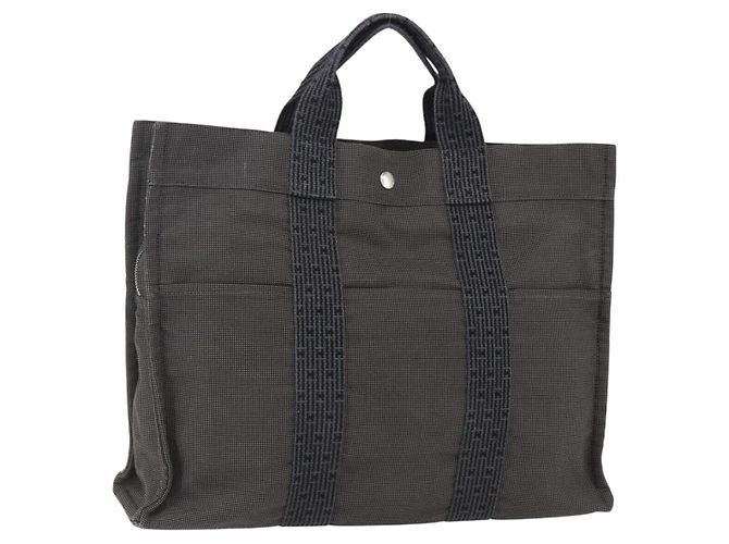 Bolsa Hermès Her Line Tote MM Cinza