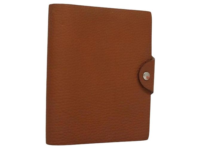 Hermès Hermes Yuris PM Day Planner Cover Brown
