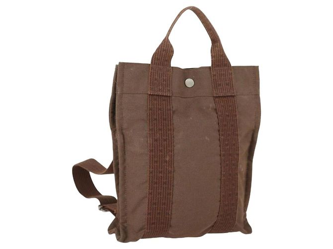Mochila PM Her Line de Hermès Castaño