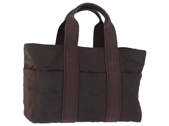 Hermès Borsa Hermes Acapulco PM Marrone