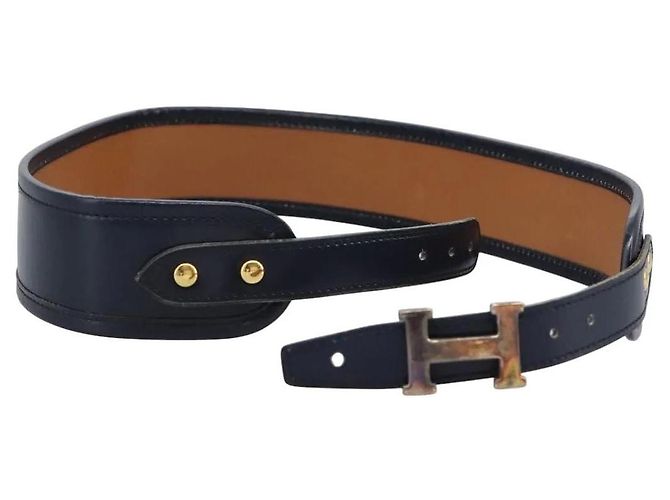 Hermès Hermes Constance Belt Blue