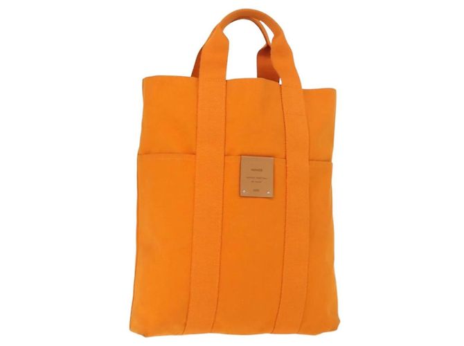 Bolsa Tote Fourre Tout Hermès Laranja