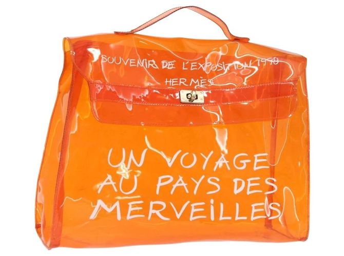 Sac à main Hermès Kelly Orange