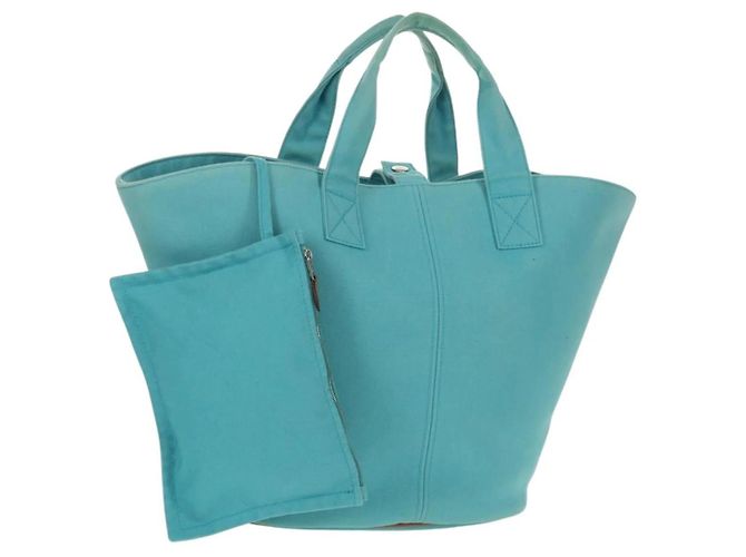 Bolsa de mão Panier Plage PM Hermès Azul
