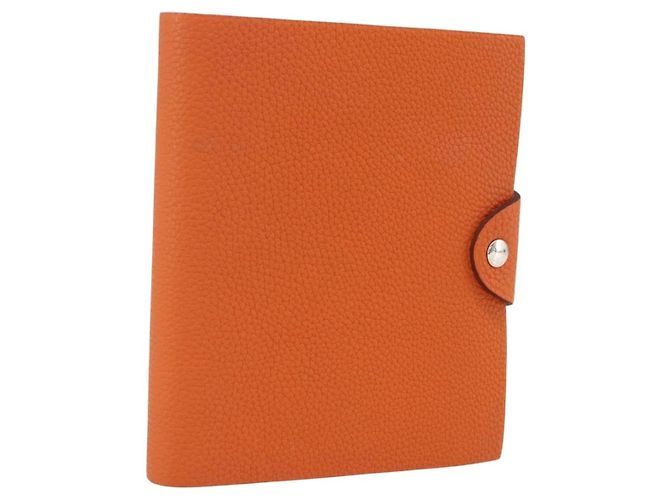 Hermès Hermes Note Planner Leather Orange