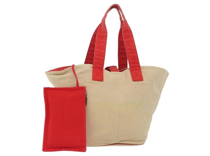 Bolsa Tote Panier Plage PM Hermès Bege