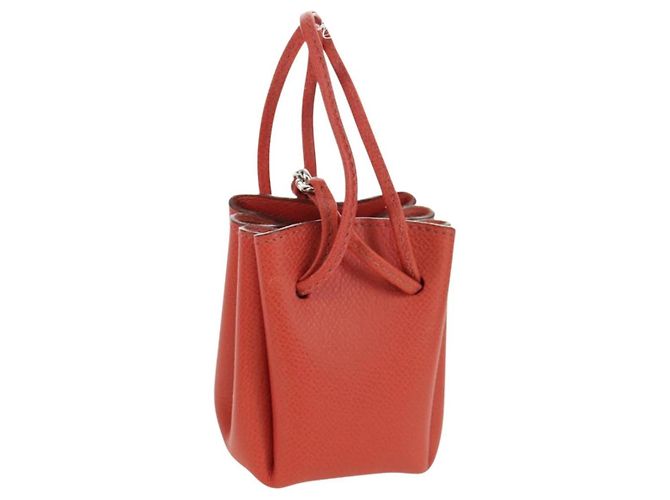 Hermès Vespa Pouch Red Leather
