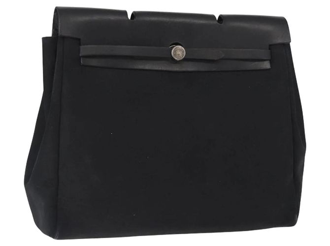 Borsa Herbag MM di Hermès Nero