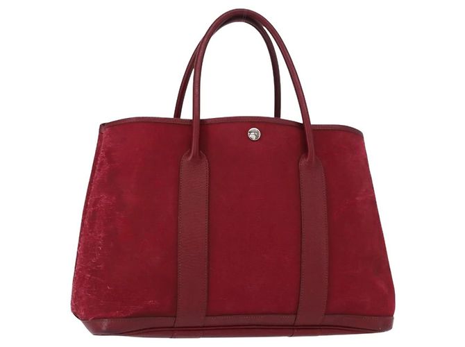 Bolsa Hermès Garden Party MM Vermelho