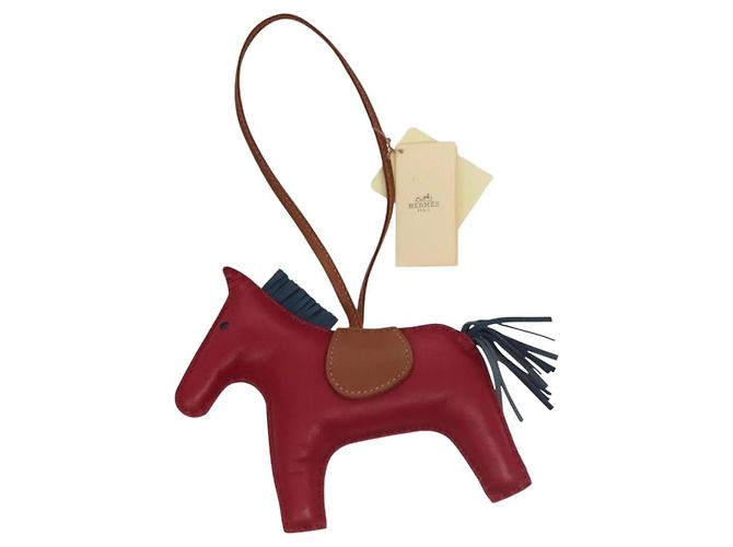 Hermès Hermes Rodeo MM Bag Charm Red 