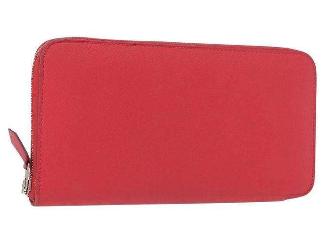 Carteira longa em seda Azap Long da Hermès Rosa
