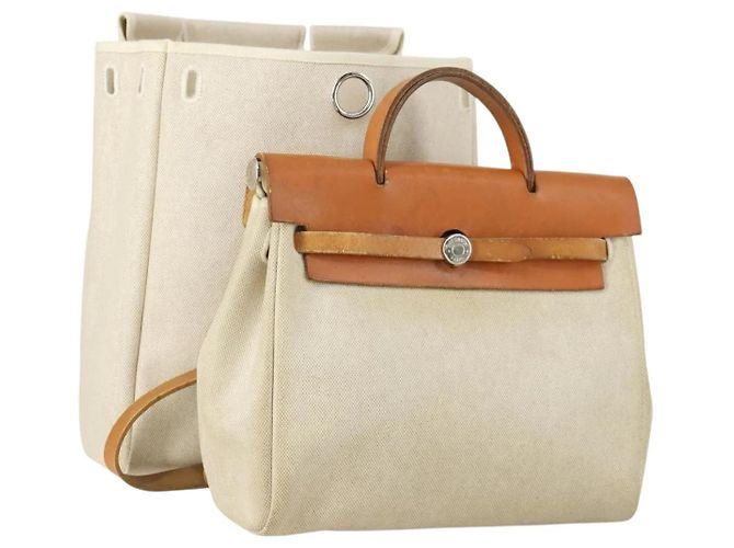Mochila Herbag Ad PM de Hermès Beige