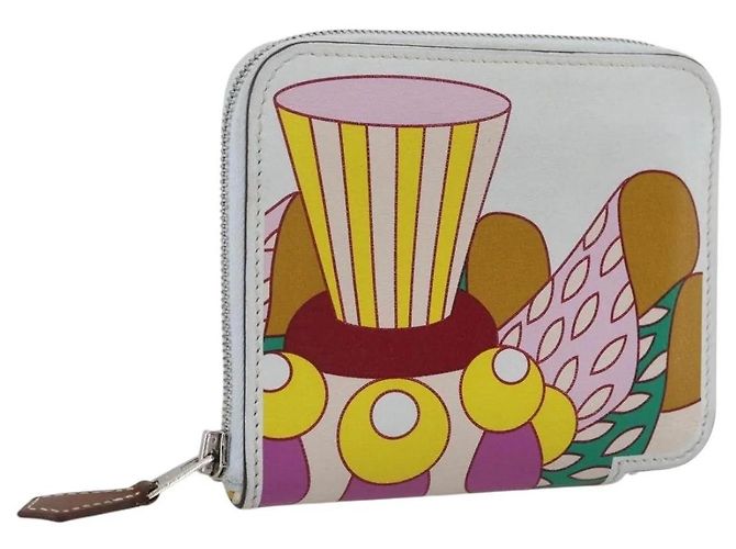 Billetera de seda Azap Compact de Hermès Multicolor