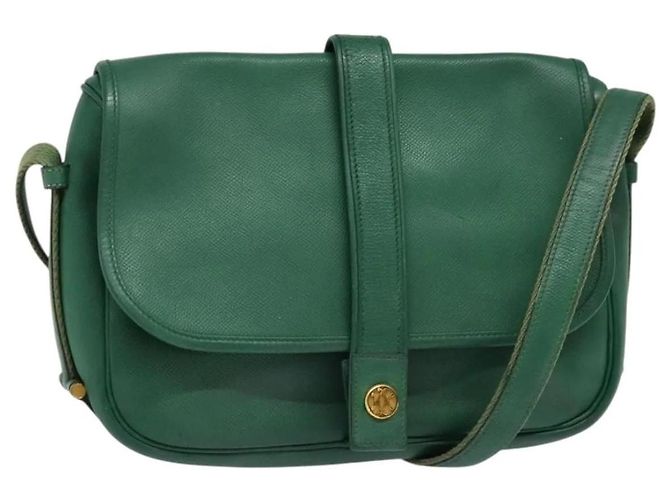 Hermès Noumea Schultertasche Grün