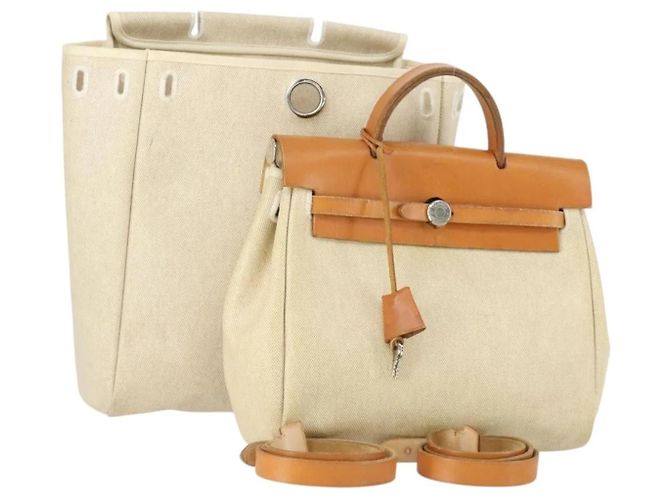 Mochila Ad PM de Hermès Beige 