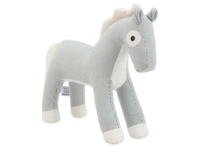 Hermès Cheval Honoré Epoque Plüschhund Blau
