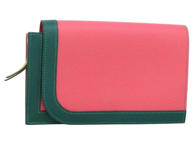Hermès Cartera Larga Camille Hermes Rosa