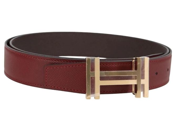 Hermès Hermes Constance Belt Red